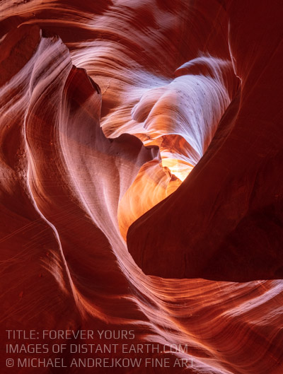Antelope Canyon Fine Art Photography Prints for sale Page Arizona Luxury Artwork Home Decor Forever Yours Michael Andrejkow