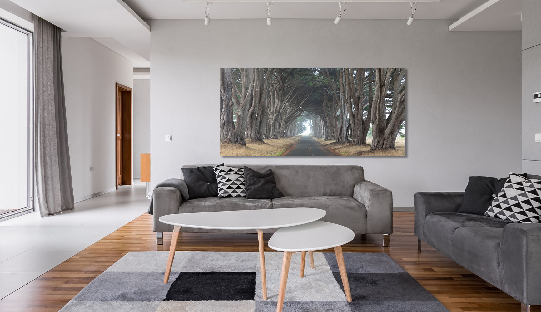 Cypress Tree Fine Art Home Decor Collection Interior Design California Luxury artwork Michael Andrejkow
