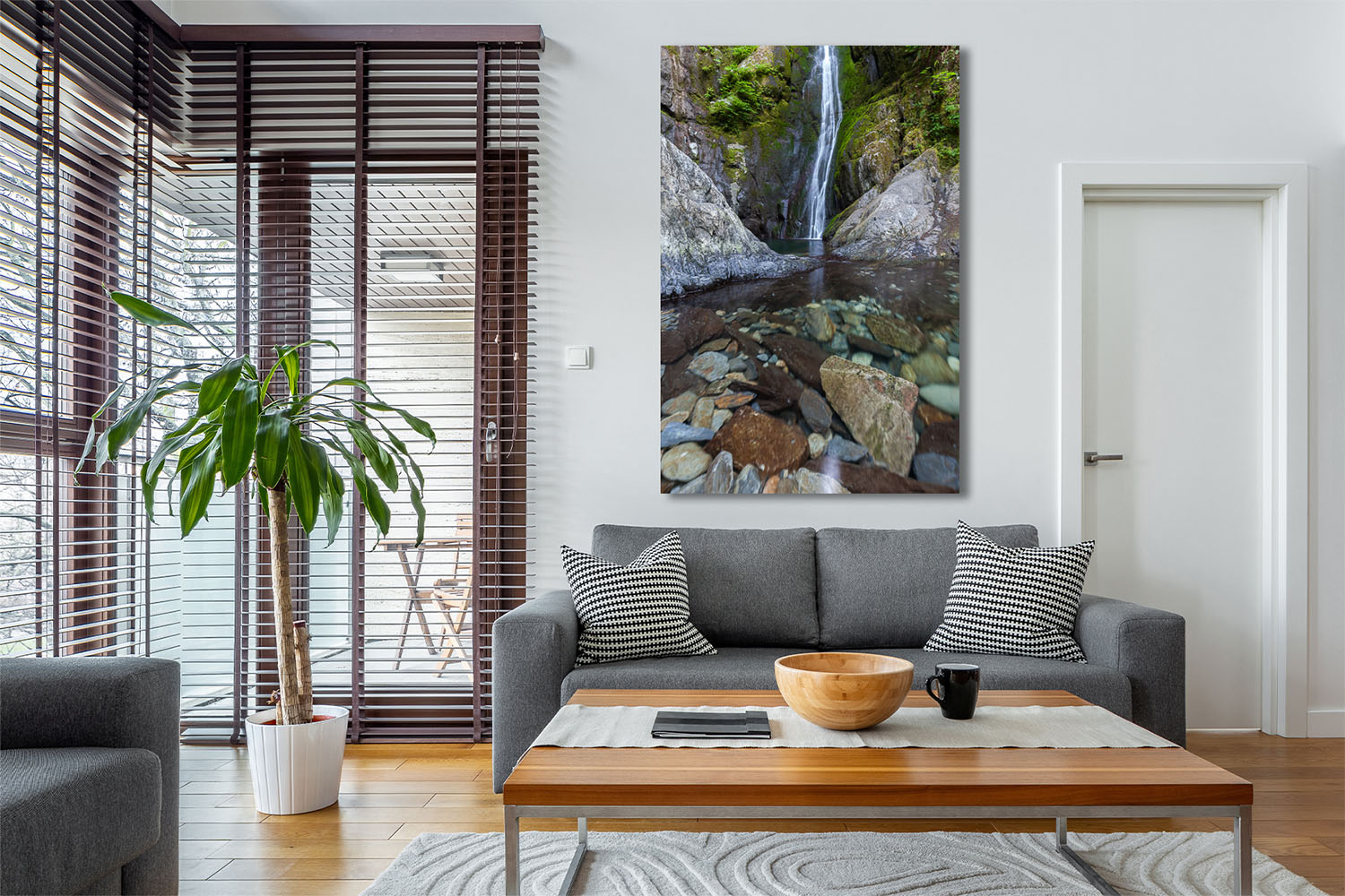 Vancouver Island Fine Art Sacred Waterfall Luxury Home Decor Artwork Michael Andrejkow