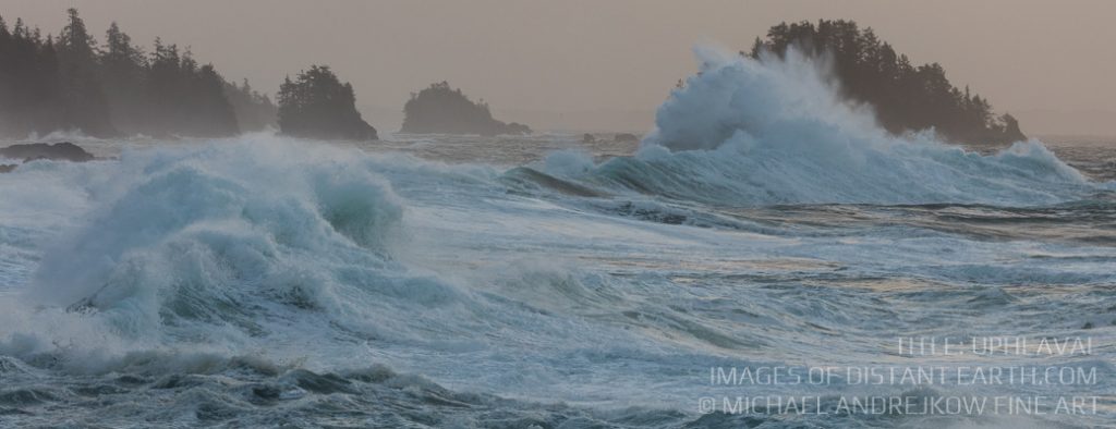 Vancouver Island Fine Art artwork ocean seascape waves surf coast swell Michael Andrejkow