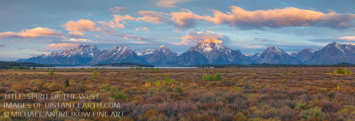 Wyoming Fine Art Photography Prints for sale Teton Dawn Mountains Plain Brush Lake Alpen Glow Sunrise Luxury Artwork Home Decor Michael Andrejkow