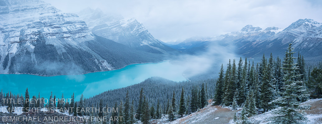 Peyto Spirit Banff Canada Rocky Mountain Luxury Fine Art Print Photography Collection Michael Andrejkow Wall Artwork